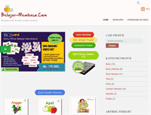 Tablet Screenshot of belajar-membaca.com